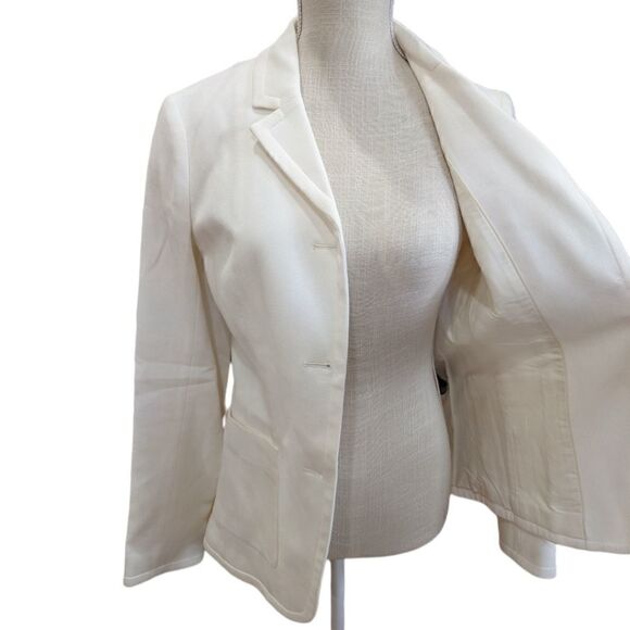 Rag & Bone Women Cotton Ivory White 3 Button Blazer Jacket Size XS-S - Picture 9 of 15